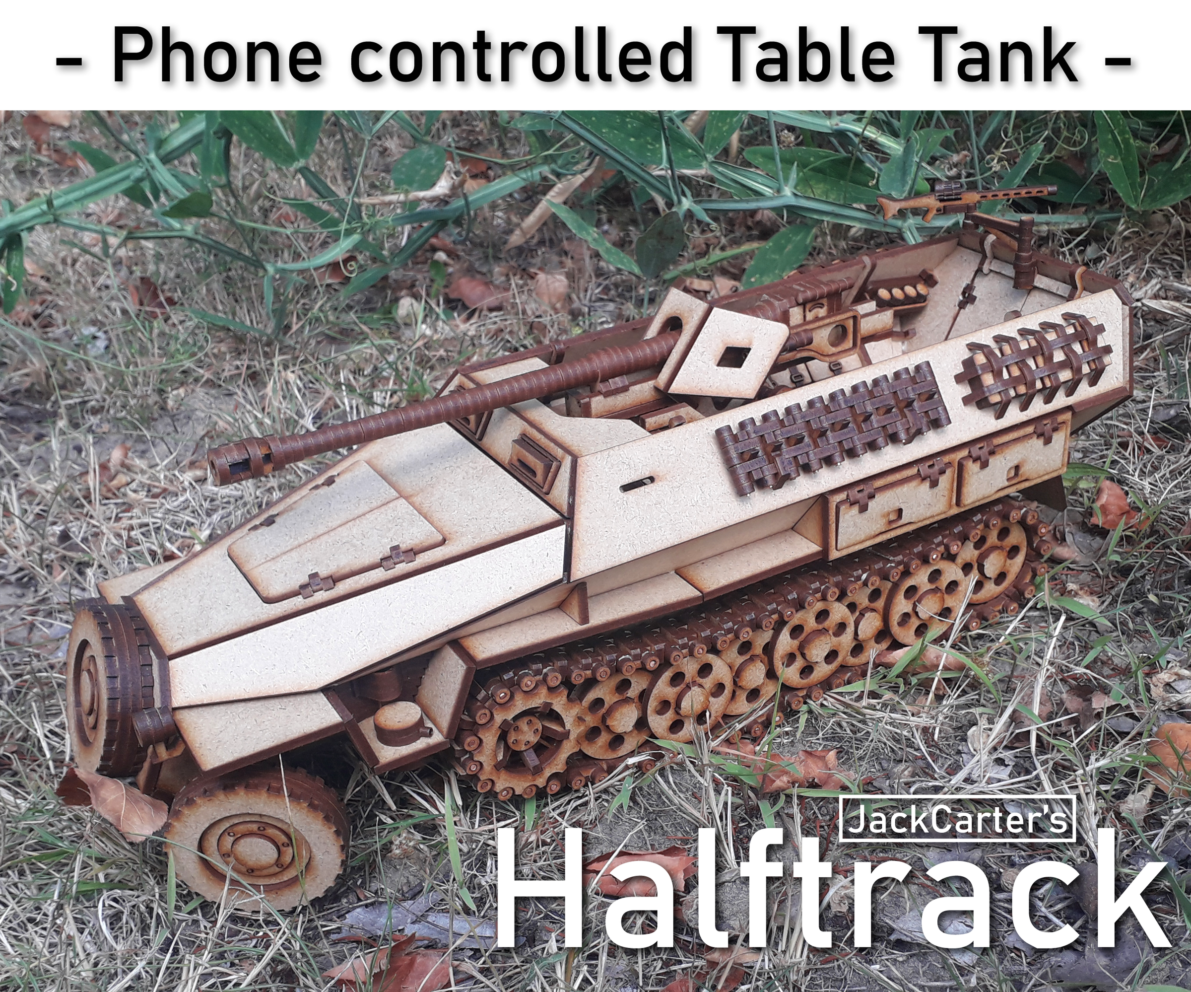 Lasercut RC Halftrack