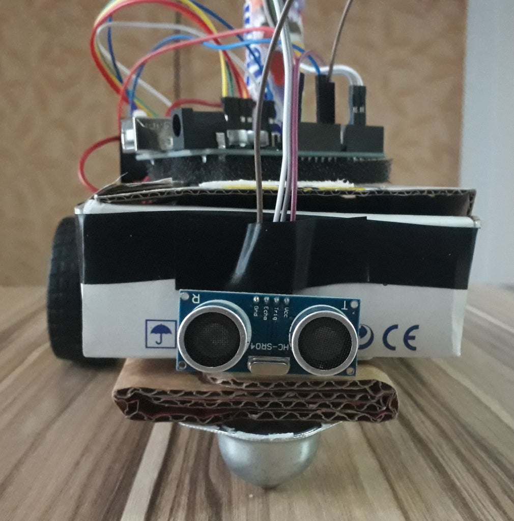 OBSTACLE AVOIDER ROBOT WITH ULTRASONIC SENSOR : 4 Steps - Instructables