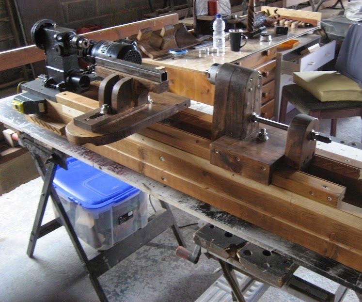 Homemade Woodworking Lathe