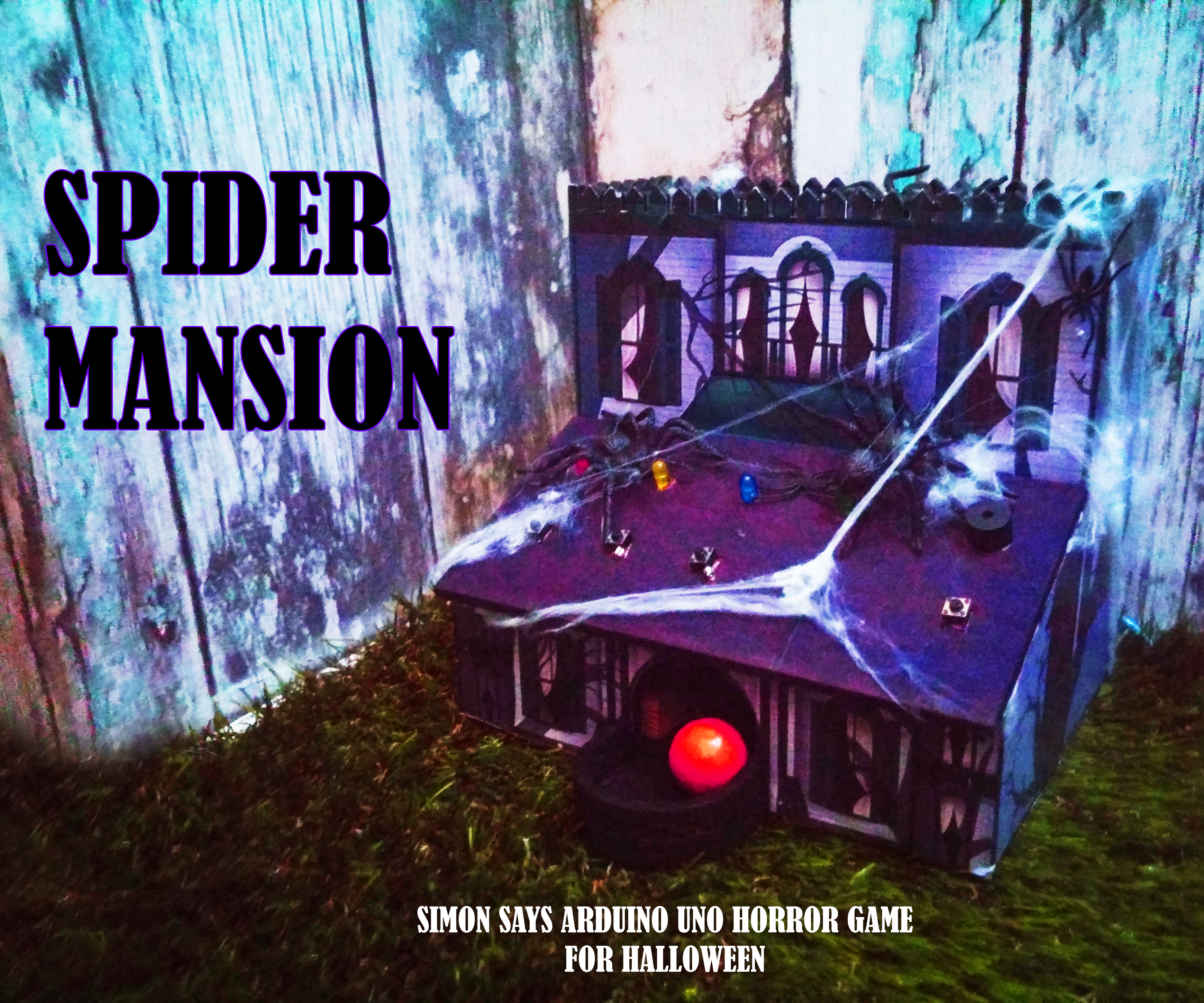 Spider Mansion (Simon Says Horror Game for HALLOWEEN)