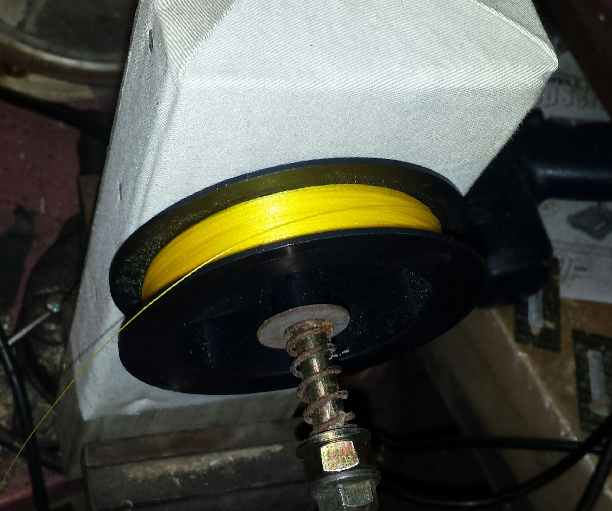 Fishing Line Spooling Tensioner