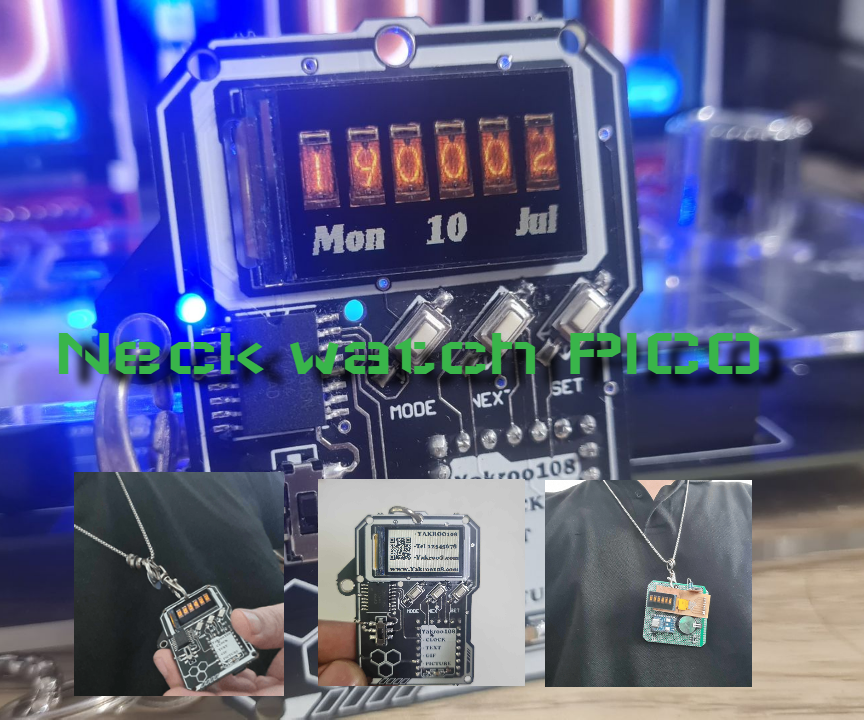 Neck Watch PICO ZERO(cyberpunk)