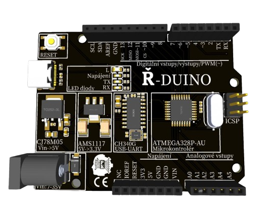 1. Blikač S Ř-duino