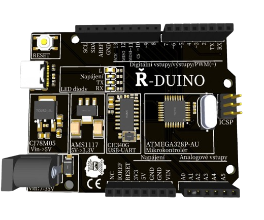 1. Blikač S Ř-duino