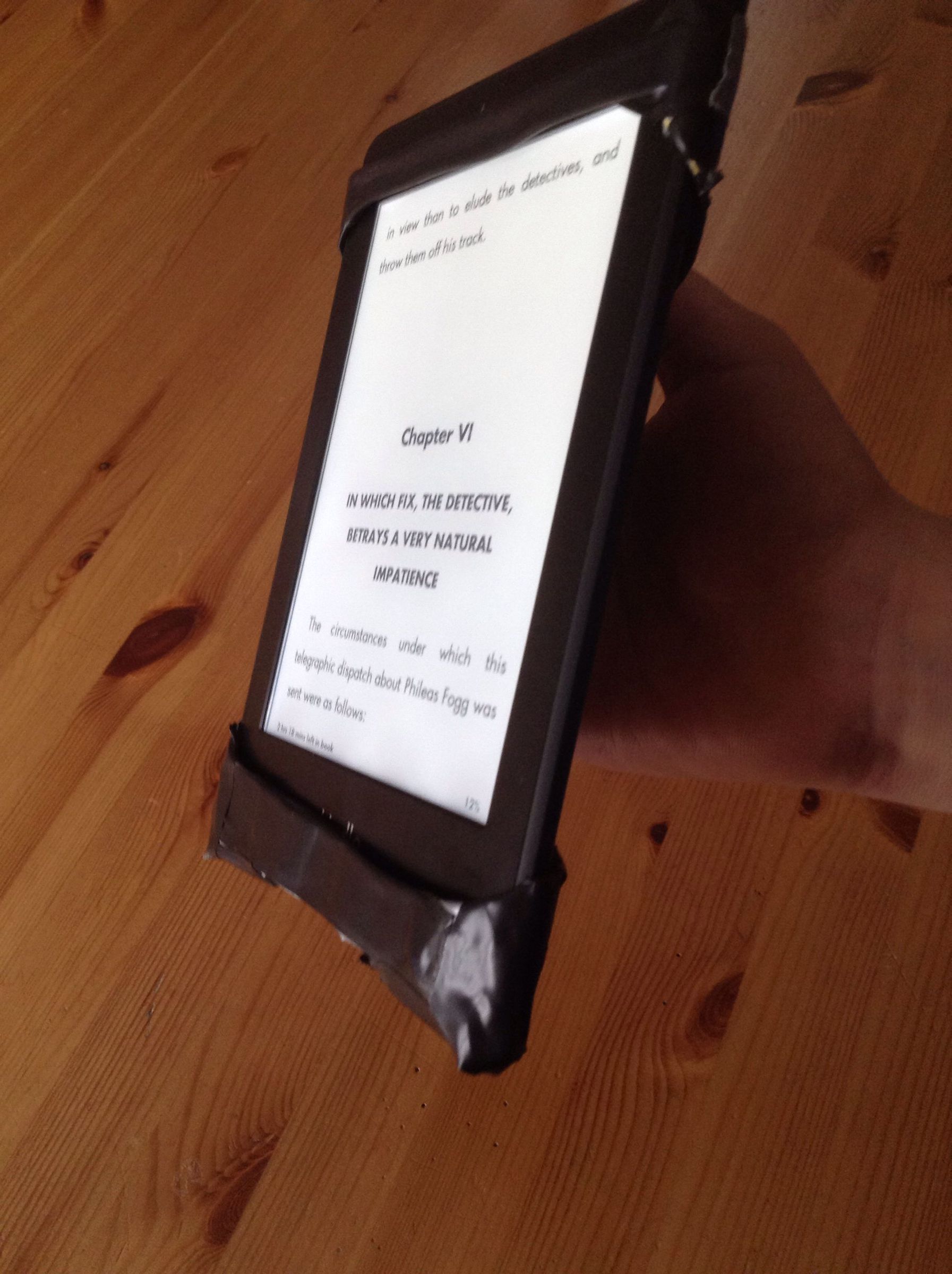 Ergonomic Duct Tape Kindle Case