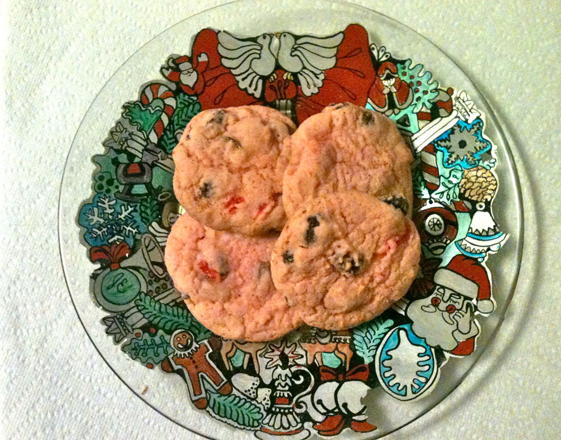 Cherry - Raisin Cookies