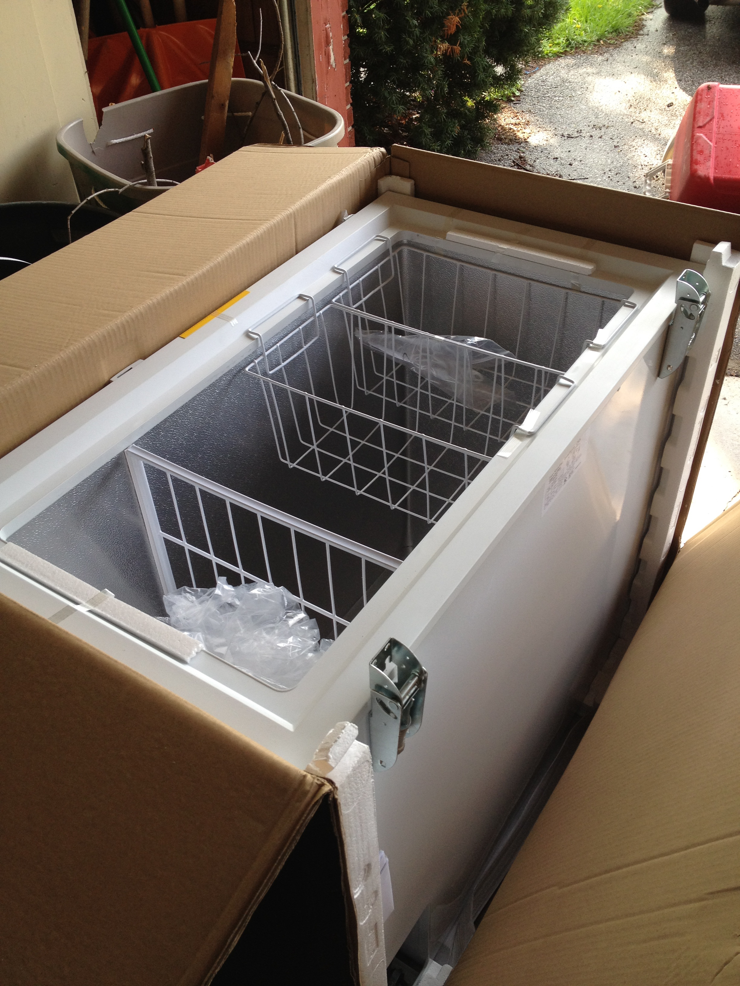 Chest Freezer Kegerator/Keezer and Building Cornhole Boards in the