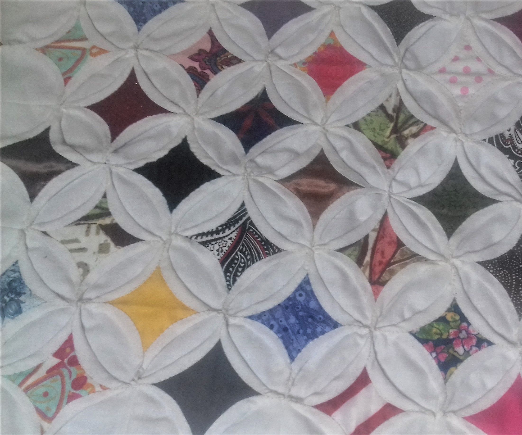 Cathedral Window Quilt DIY