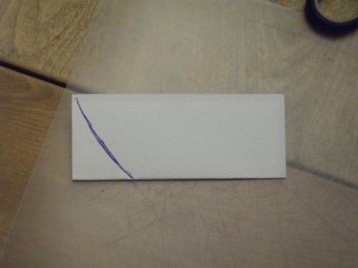 Use the Paper/carboard to Make a Stencil.