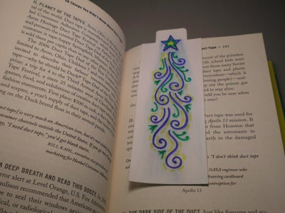Magnetic Bookmark Christmas Card