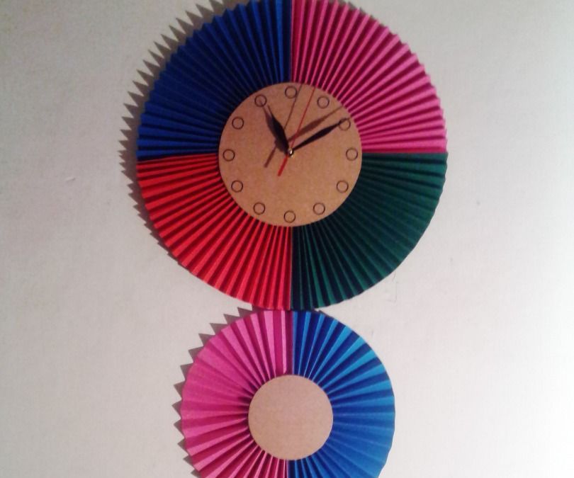 Decorative Paper Wall Clock