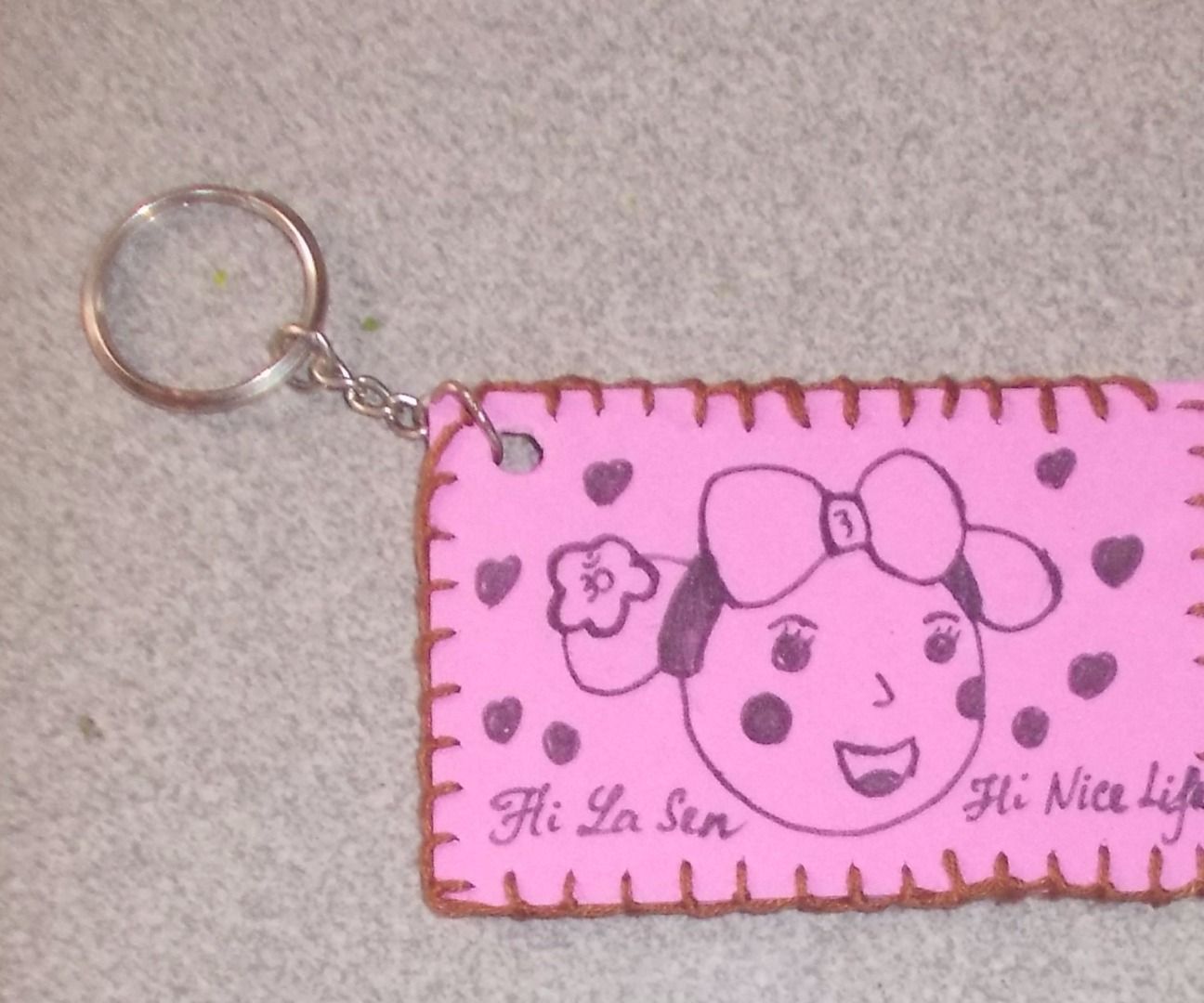 How to Make Miss La Sen Foam Keychain