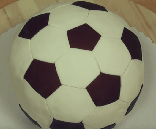 Delicious Football Cake 