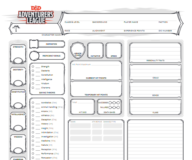 Creating Your Dungeonslayer: Making a D&D Character