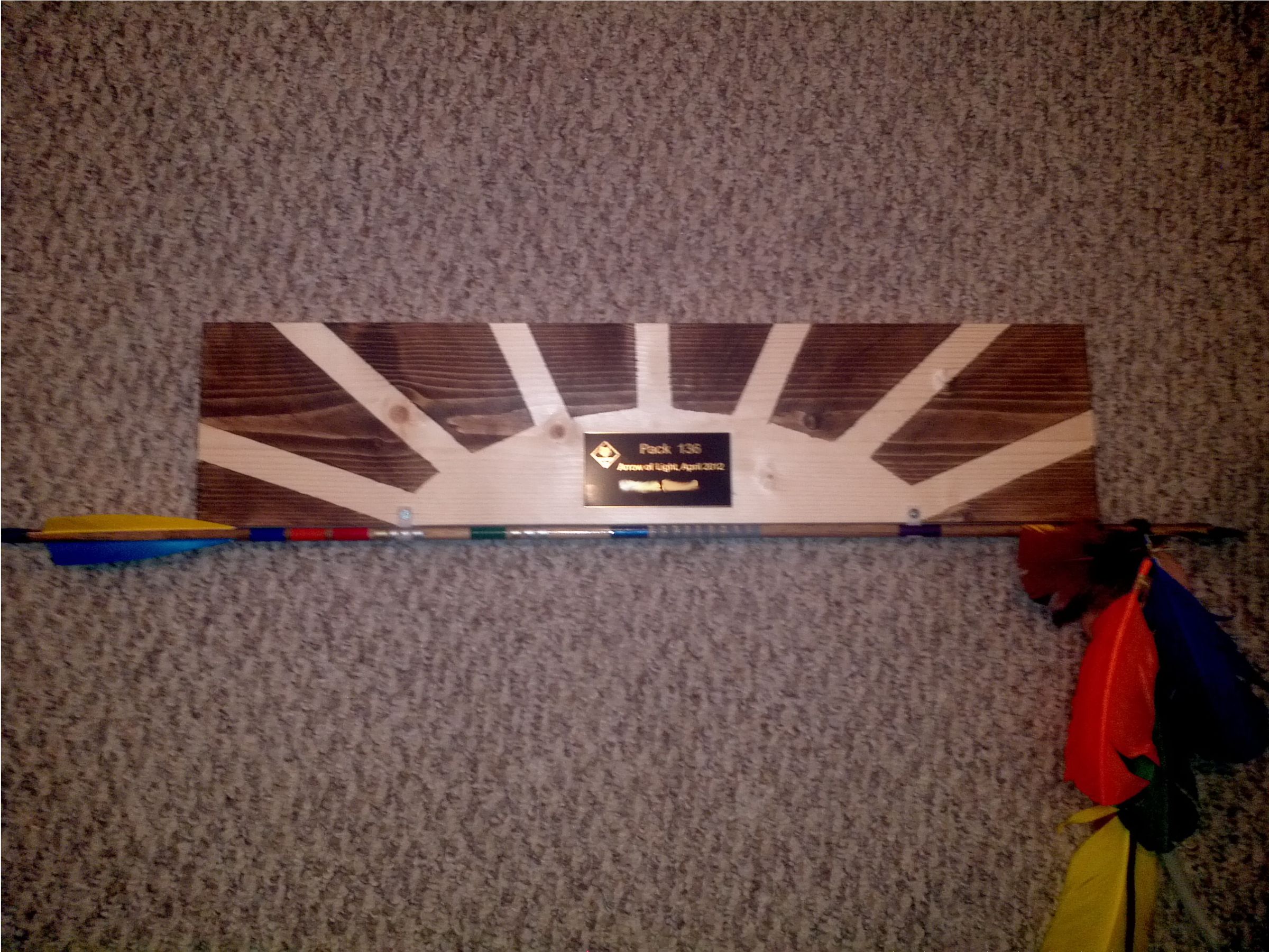 Arrow of Light Arrow and Plaque