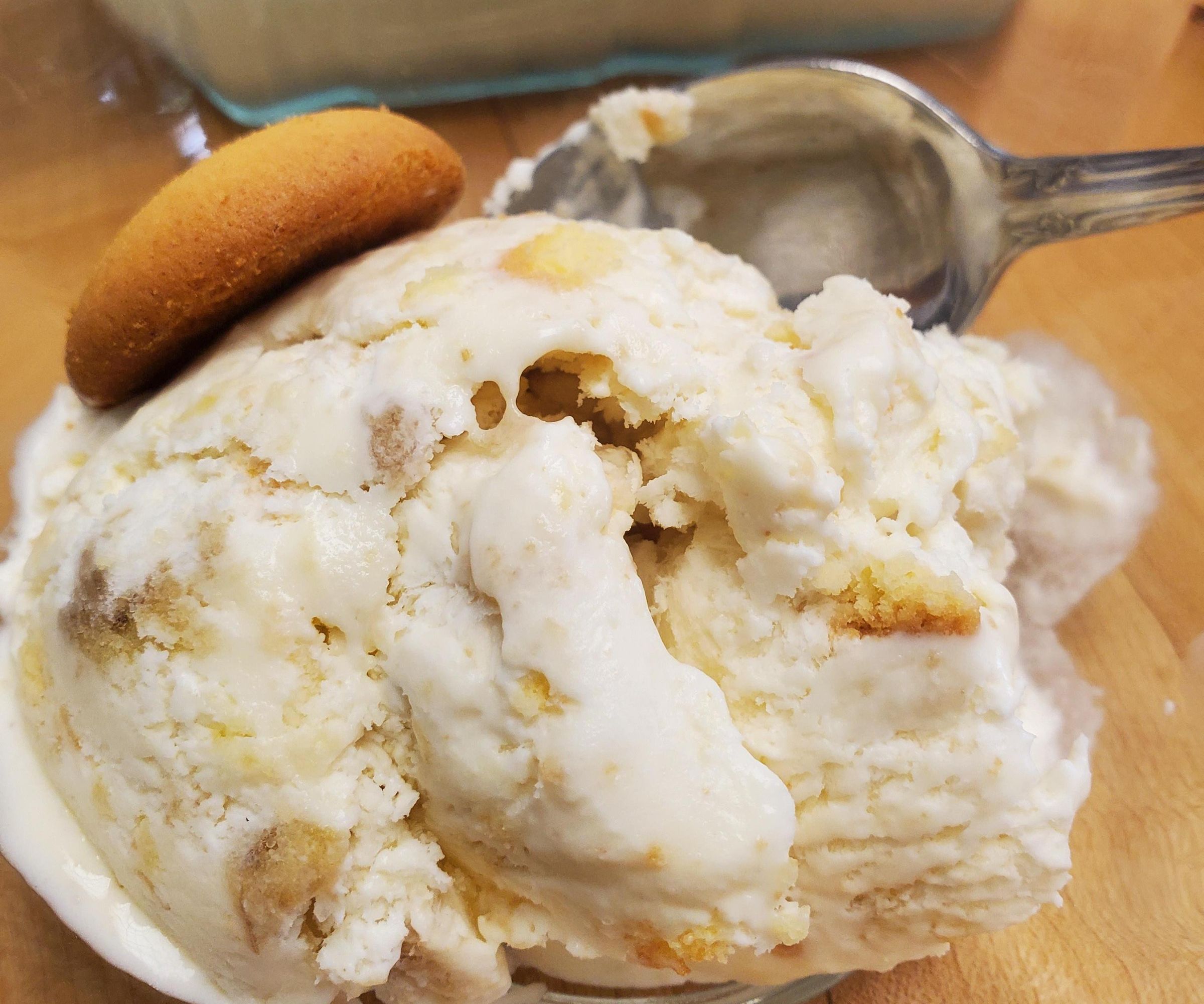 No-Churn Banana Pudding Ice Cream
