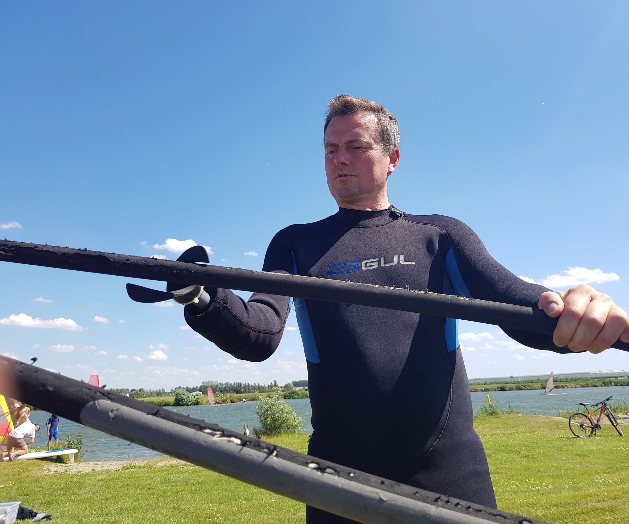 Prosthetic Arm  Windsurfing