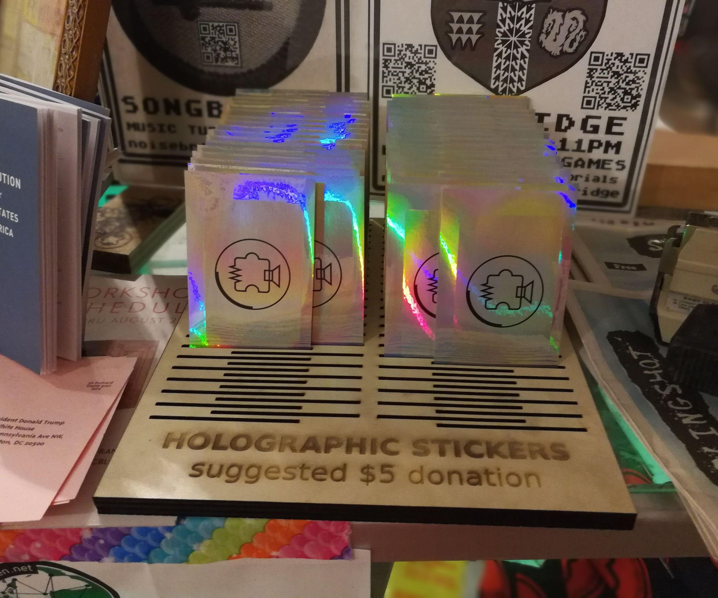 Laser Cut Sticker Stand