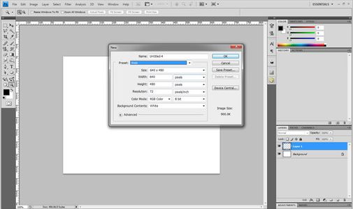 Photoshop Tutorial;  Line Art (w/out Illustrator)