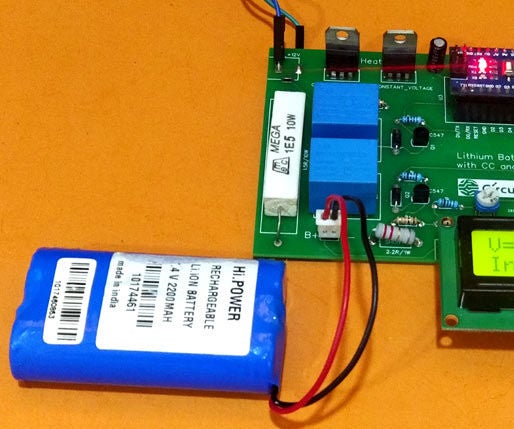 7.4V Two Step Lithium Battery Charger Circuit - CC and CV Mode : 9 ...