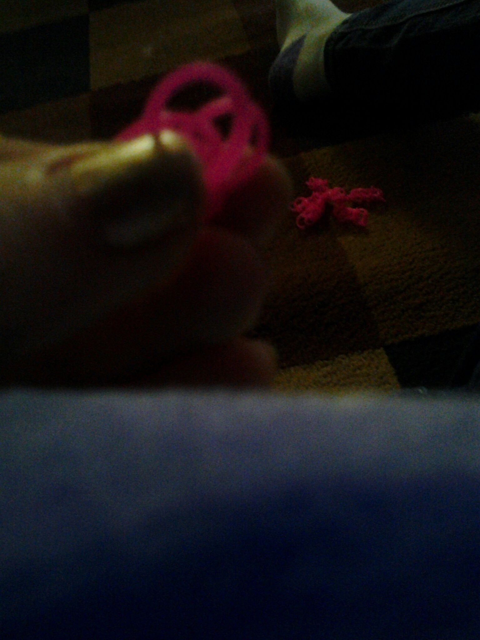 Flower - Handmade Felt & Beadwork Rubber Band