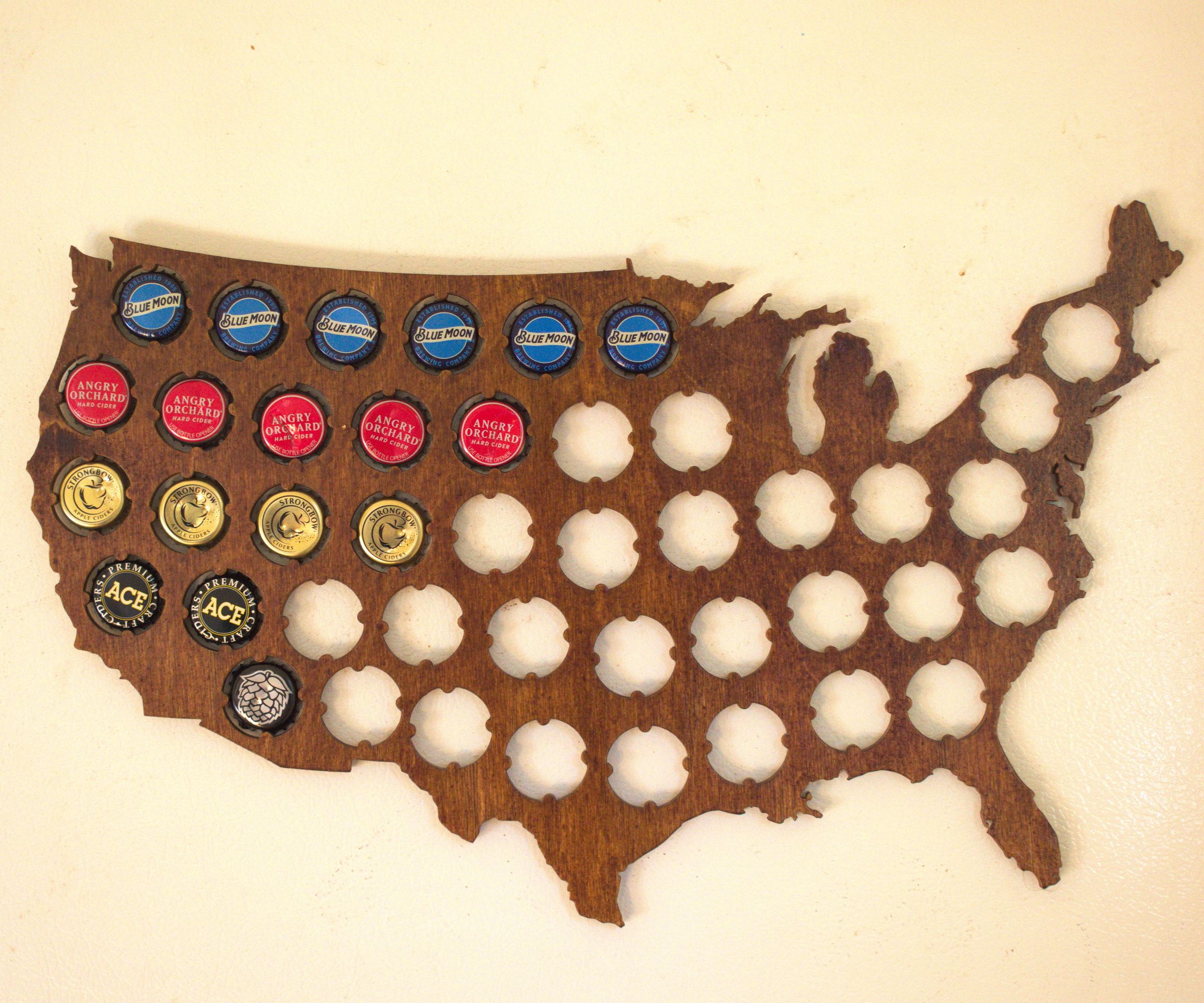 Beer Cap Map