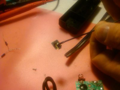Desolder Battery Clip