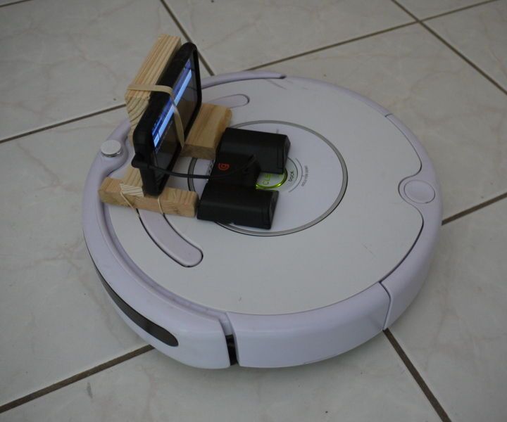 First-person WiFi Driving of Roombas and Other Infrared RC Vehicles