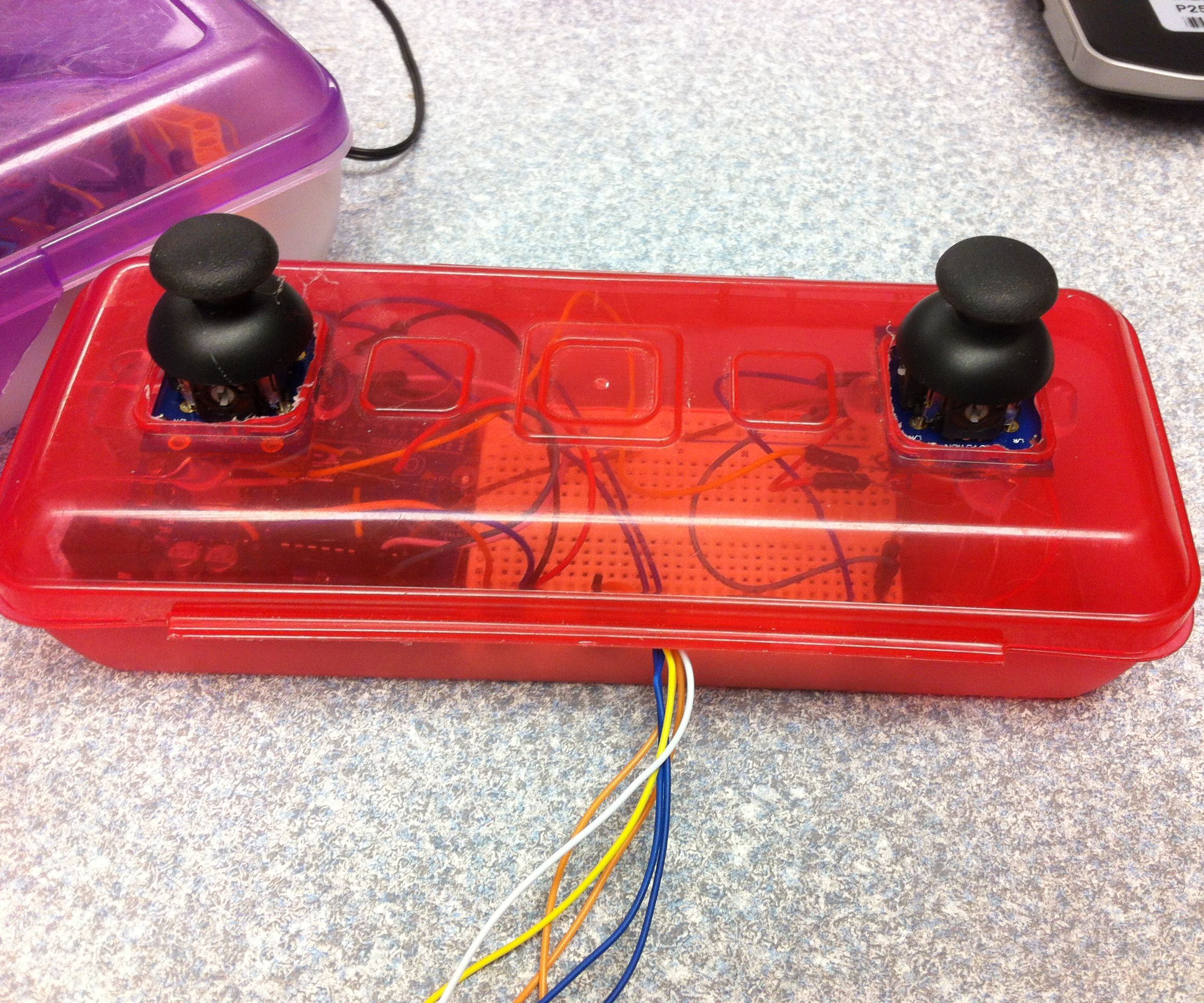 Arduino thumbstick controller