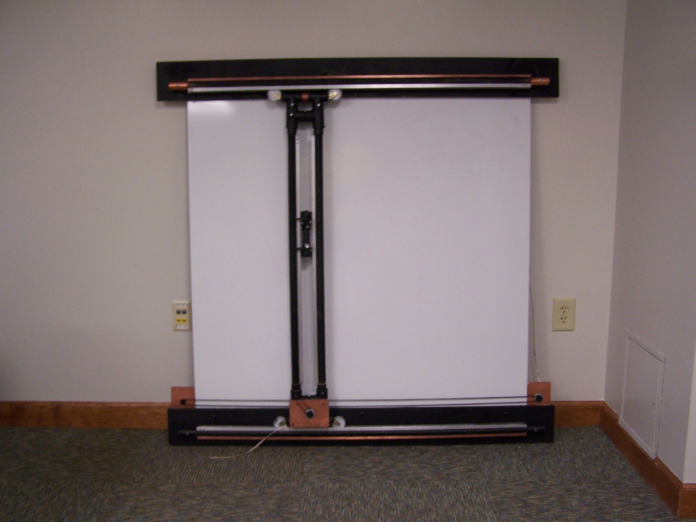 Mechanical Dry Erase Board