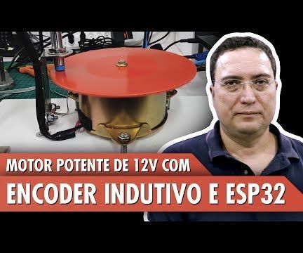 Powerful 12V Motor With Inductive Encoder and ESP32