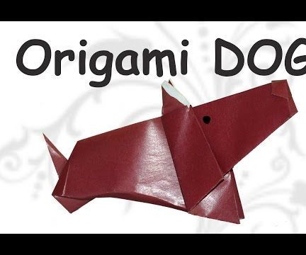 Origami Animals. How to Make a Simple Dog of Paper / DIY Beauty and Easy