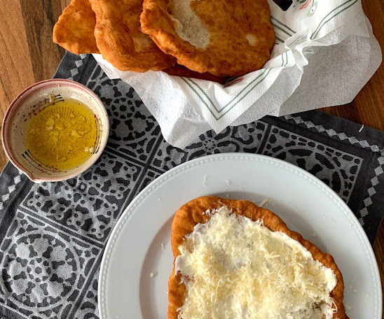 Lángos - Deep Fried Flatbread