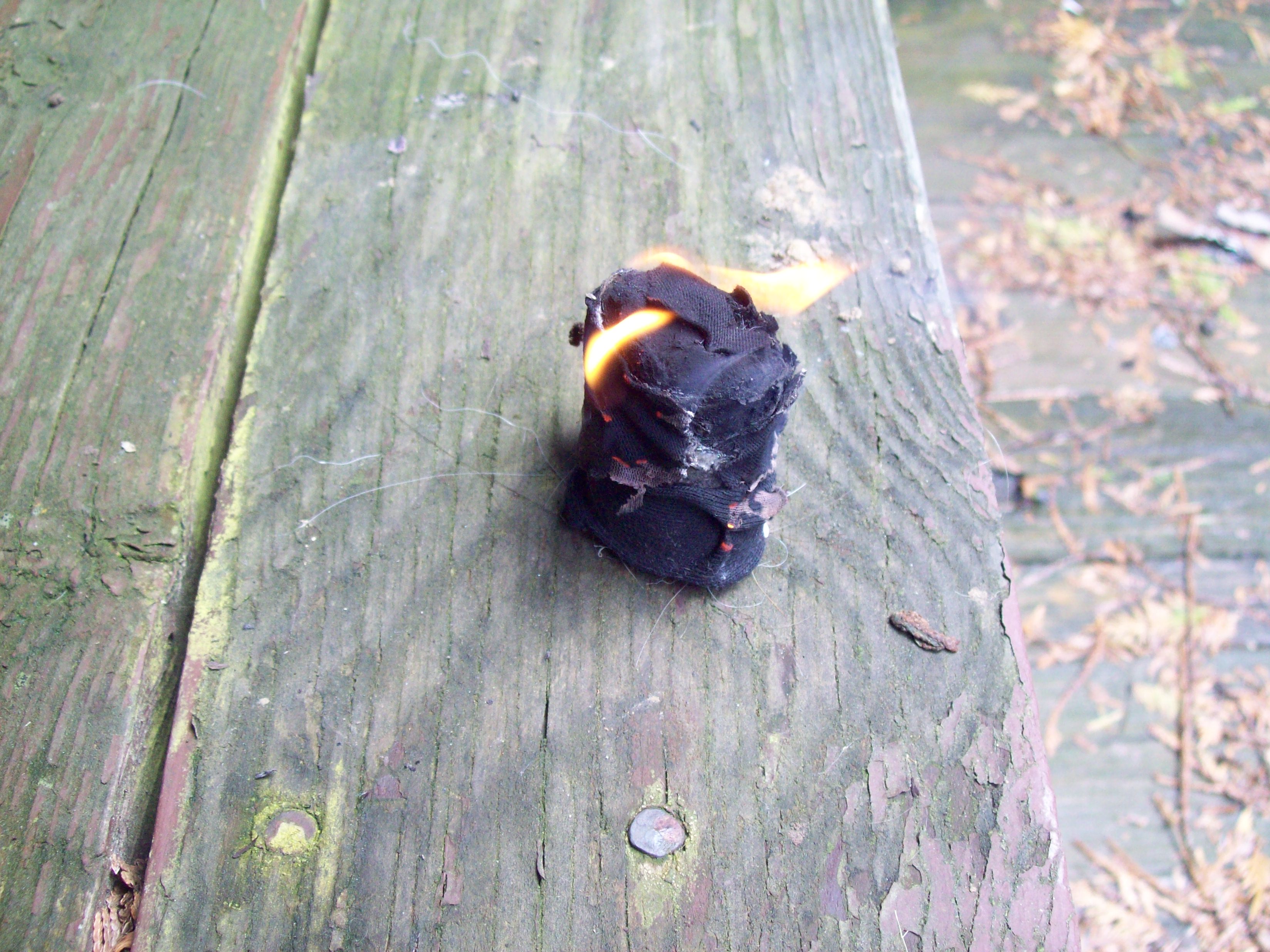 1 Minute Duct Tape Fire Starter 6 Steps Instructables