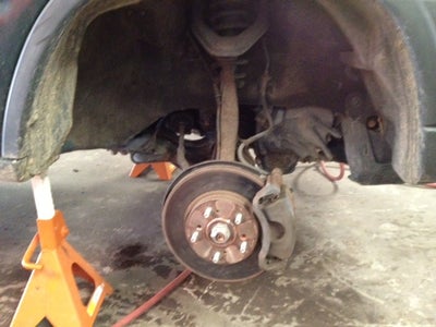 Changing Brakes on a Honda CRV