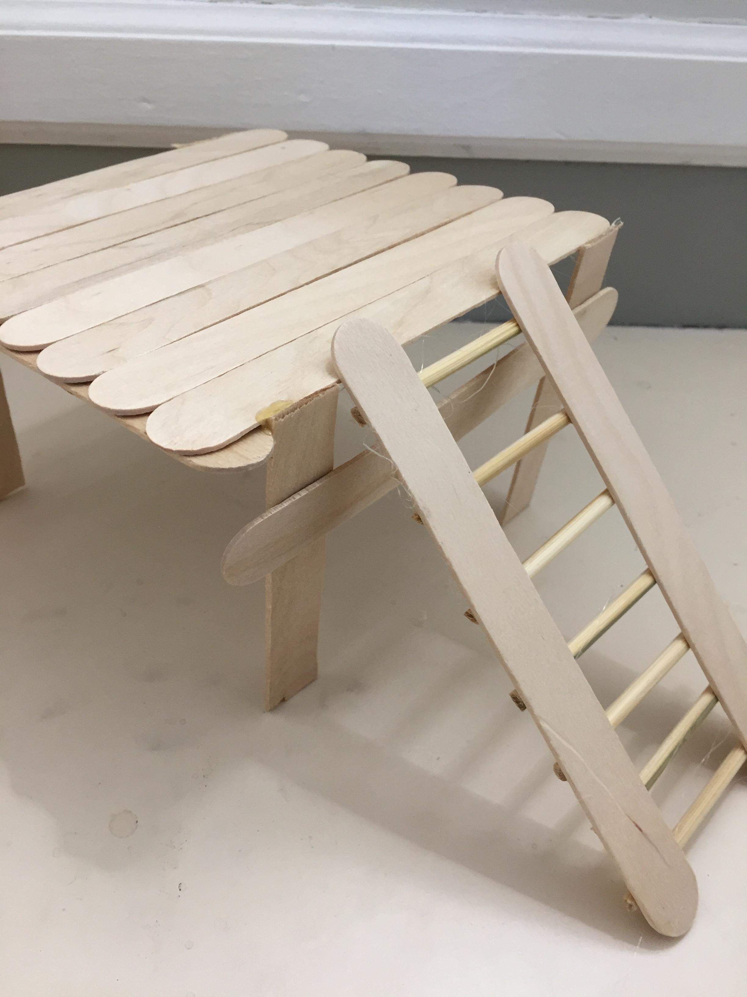 Hamster Ladder/platform 12 Steps Instructables