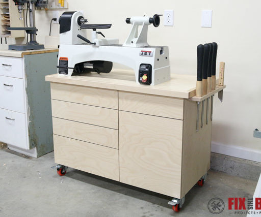 Mobile Tool Stand With Storage