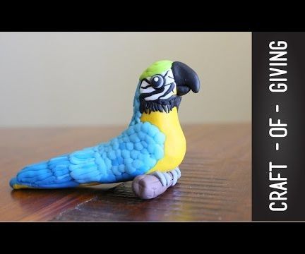 DIY Polymer Clay Macaw  | Craft of Giving