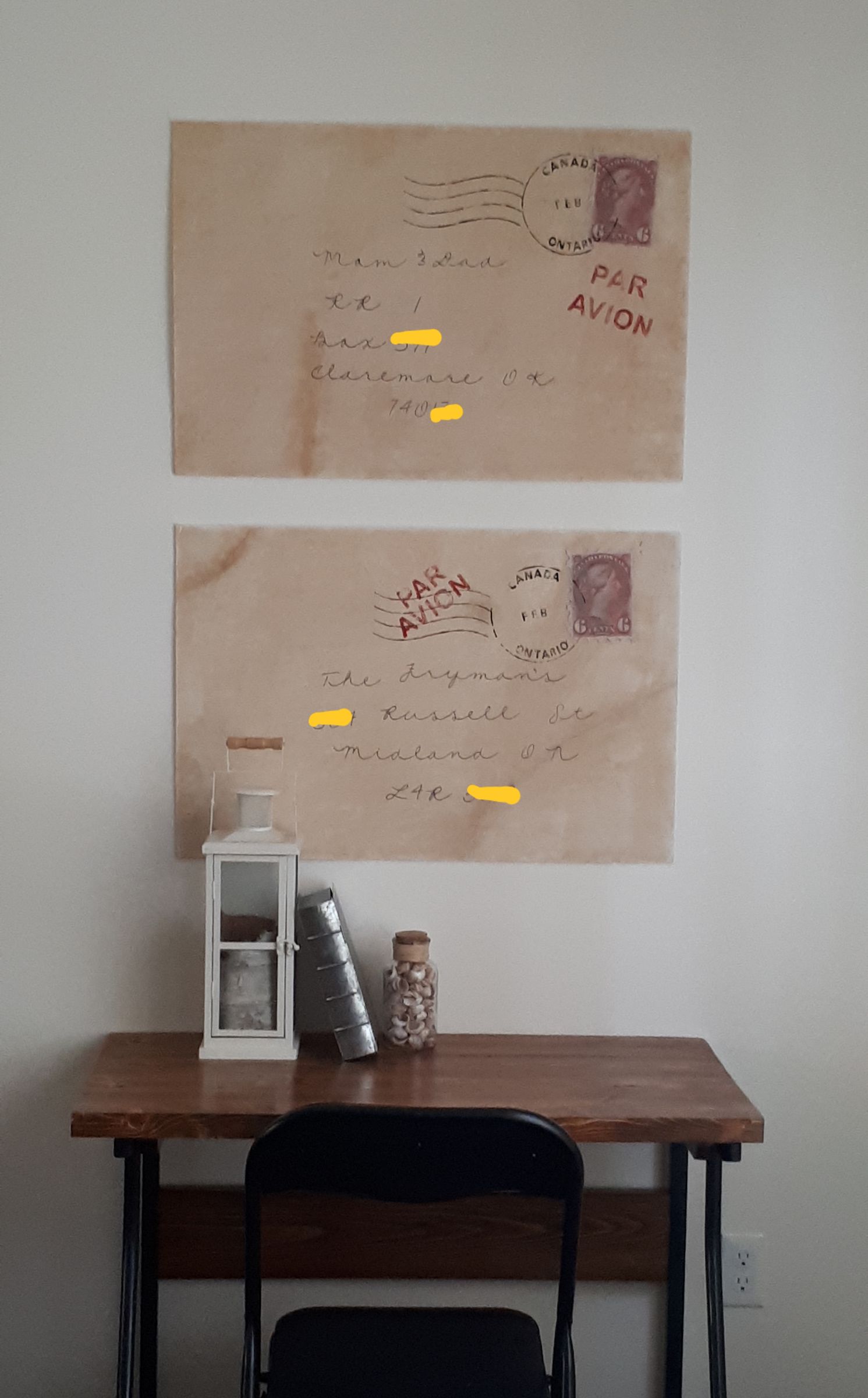 Oversized Envelope Wall Art 7 Steps (with Pictures) Instructables