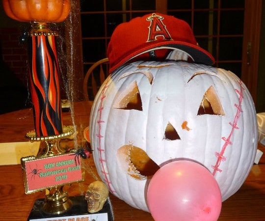 Baseball Pumpkin
