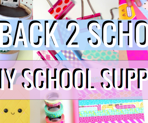 DIY Back to School Supplies