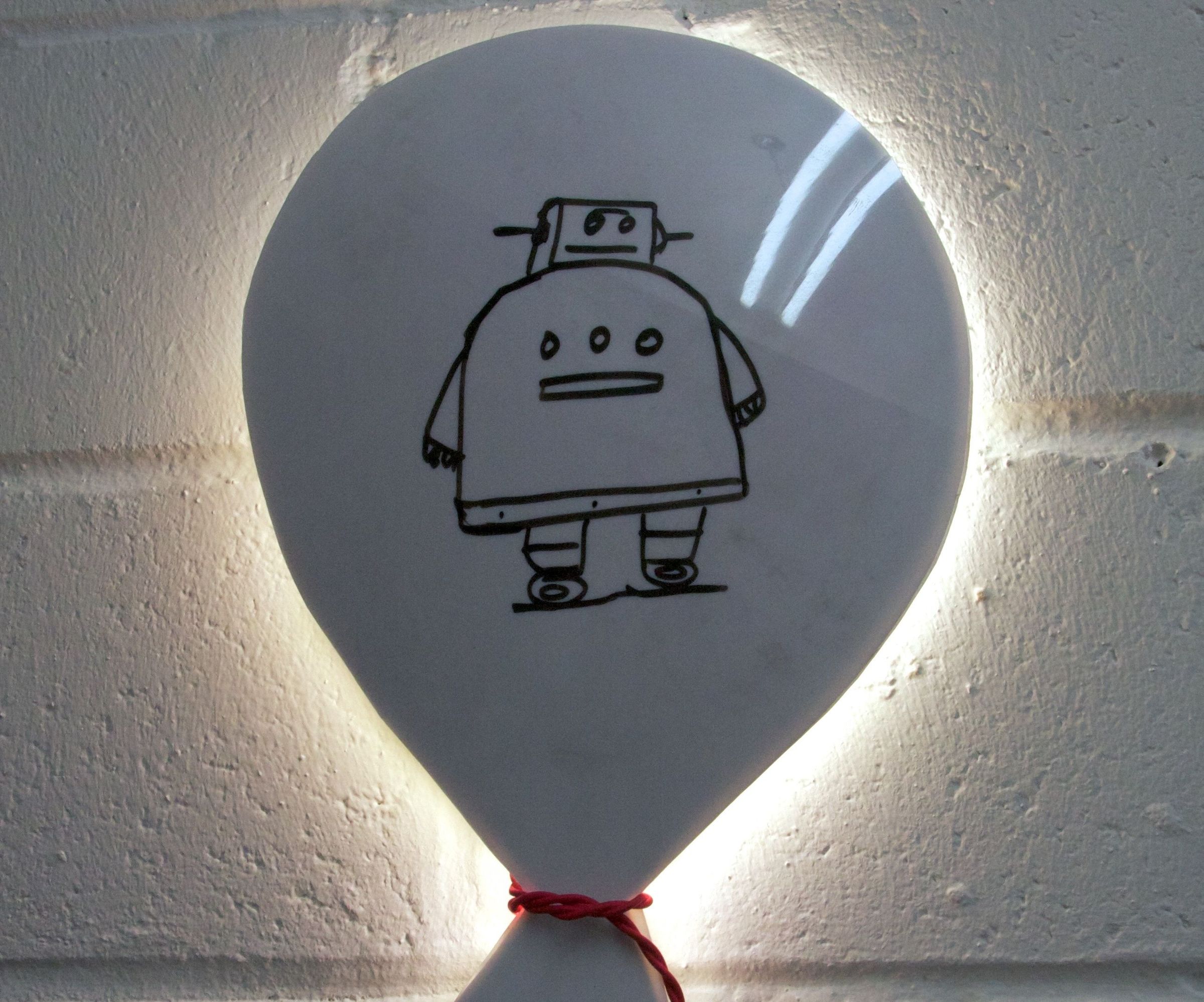 Balloon Wall Light (& Noticeboard)