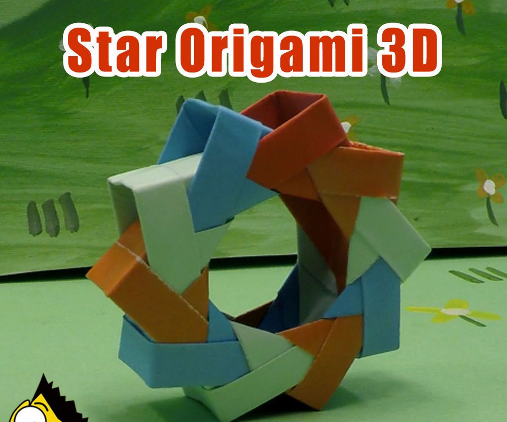 Star Origami 3d - Origami BEST #origami