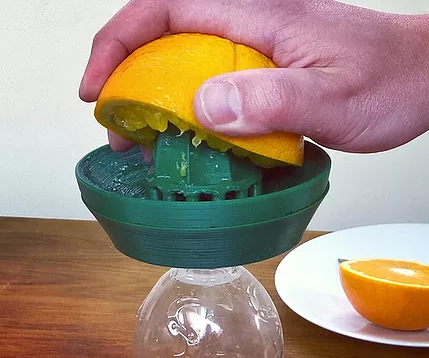 EARTH DAY! How to Create a Orange Juice Maker in CAD - Using ANY Recycled Plastic Bottle