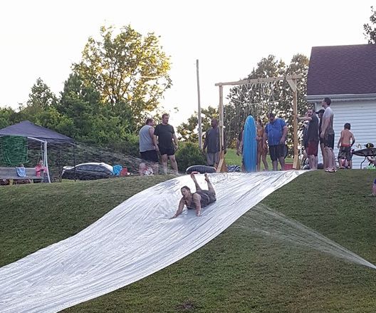Summer Time Slip-n-Slide (DIY VERSION)