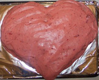 Dessert Recipe: Delicious Strawberry Heart Cake