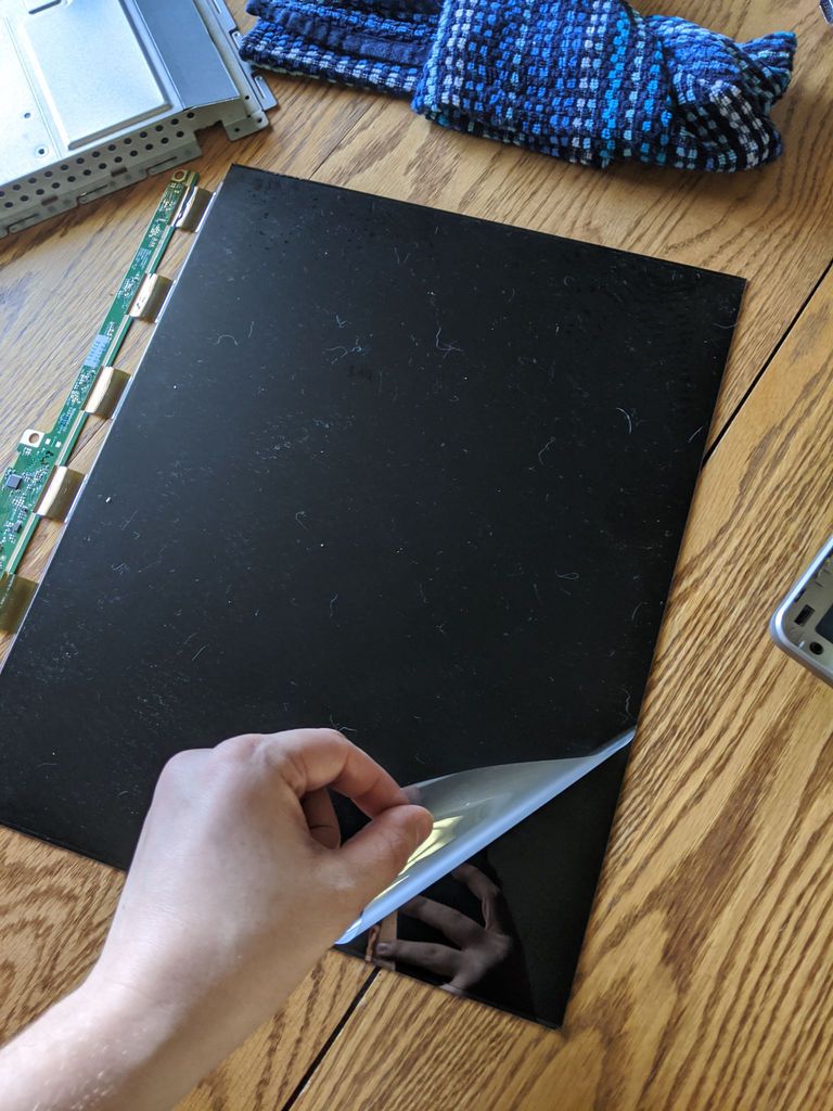 Removing Antiglare Film