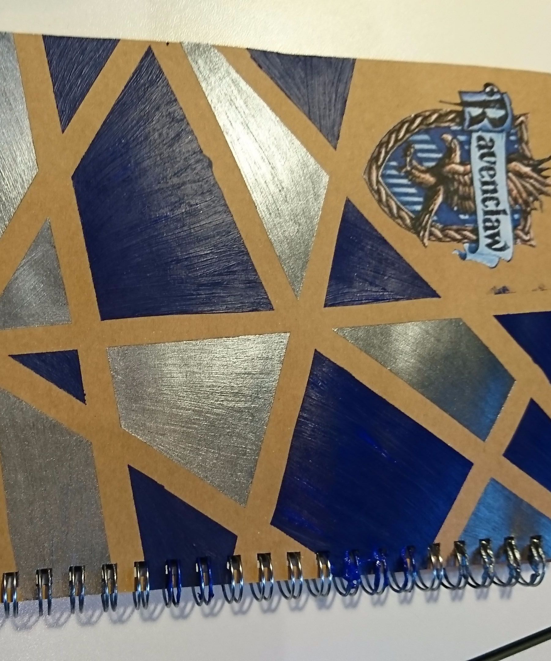 Notebook Modification - Ravenclaw Pride (Harry Potter Theme)