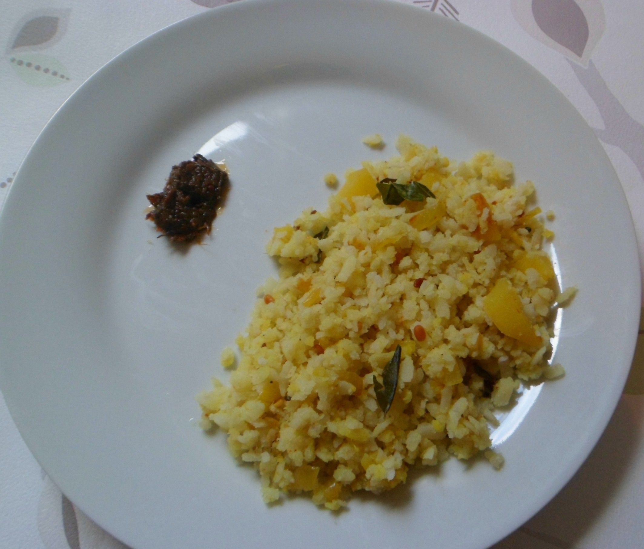 Poha(flattened Rice) Upma