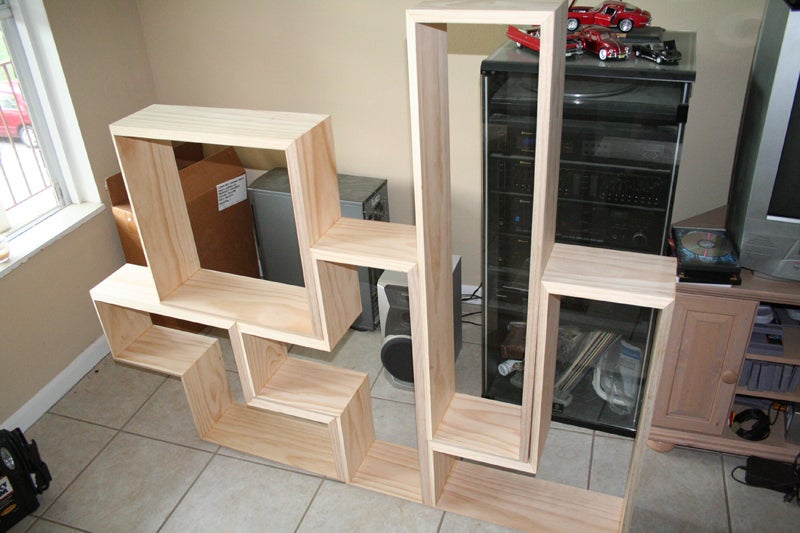 Build a Tetris DVD (or Book) Shelf : 14 Steps (with Pictures) -  Instructables